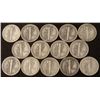 Image 2 : 14 Mixed Date Mercury Silver Dimes -Some Mint Marks