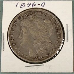 1896-O Morgan Silver Dollar
