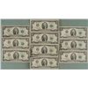 Image 1 : 10 UNC 1976 $2 Bills Notes G Mint Chicago