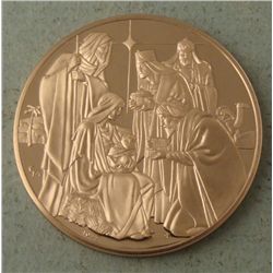 BRONZE MEDALLION OF THE NATIVITY