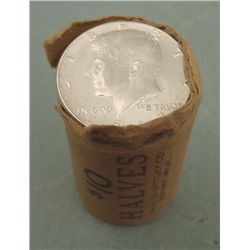 1 Gem UNC Orig Bank Wrapped Roll 1964-P Kennedy Halves