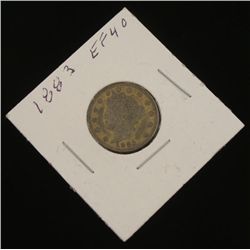 1883 Liberty V Nickel Racketeer Coin