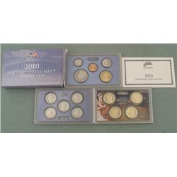 2010 United States Proof Set in Box with COA - 14 Coins