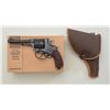 Image 2 : Russian Model 1895 Nagant DA revolver,  import-marked, 7.62mm cal., black finish,  checkered brown p