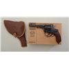 Image 1 : Russian Model 1895 Nagant DA revolver,  import-marked, 7.62mm cal., black finish,  checkered brown p