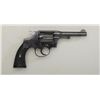 Image 1 : Colt Police Positive DA revolver, .38 Special  cal., 4” barrel, blue finish, checkered  black finely