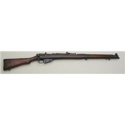 British Enfield bolt-action military rifle,  .303 cal., 25” barrel, military mat finish,  wood stock