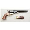 Image 1 : Italian-made copy of a Colt 1851 Navy  percussion revolver, .36 cal., 7-1/2” octagon  barrel, blue a