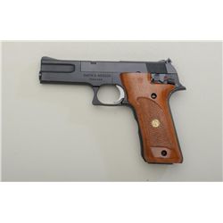 Smith & Wesson Model 422 semi-auto pistol,  .22LR cal., 4-1/2” barrel, black finish,  checkered wood