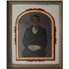 Image 1 : Deluxe period framed and ornately matted mid  1800’s Electrograph Portrait of a formal  gentleman, a