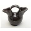 Image 1 : Santa Clara Wedding Pot approx. 6” in height  with traditional double pouring spouts, fired  black g