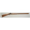 Image 1 : Spanish modern copy of a full stocked  flintlock rifle, .45 cal., 33” octagon  barrel, black finish,