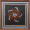 Image 1 : Framed and matted fine limited edition print  22 of 72 in NW Coast Indian motif, hand  titled “What 