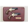 Image 2 : Cased modern pair of Colt single shot  derringers, .22 short calibers, 2-1/2”  barrels, blue finish 