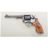 Image 2 : Smith & Wesson Model 10-5 DA revolver, .38  cal., 6” barrel, blue finish, custom wood  finger groove