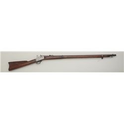 Interesting U.S. Springfield Model 1871  Rolling Block single shot military rifle, .52  cal., 36” ba