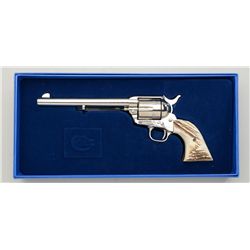 Colt Third Generation SAA revolver, .44-40  cal., 7-1/2” barrel, nickel finish, stag  grips, #SA9826