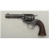 Image 1 : Colt Bisley Model Single Action revolver,  .44-40 caliber, 4-3/4” barrel, old re-blue  finish, check