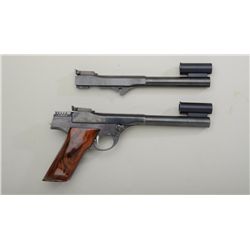 Custom single shot Rex-Merrill  Sportsman  Model target pistol with extra barrel, 7mm  cal., 10-1/2”