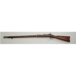 U.S. Springfield trapdoor rifle, .45-70 cal.,  32-1/2” barrel, blue and case hardened  finish, wood 