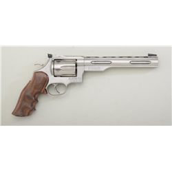 Dan Wesson Super Mag Model DA revolver, .357  Magnum cal., 8” ventilated rib barrel,  stainless stee