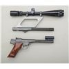 Image 1 : Custom single shot target pistol by RPM with  extra barrel assembly and scope, 7mm BR cal.,  10-3/4”