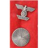 Image 1 : German 1939 First Class spread eagle over  wreathed swastika and 1939 dated panel with  large fan sc