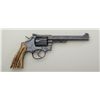 Image 1 : Smith and Wesson (K-38 Model) DA revolver,  five screw frame, .38 Special cal., 6”  barrel, blue fin