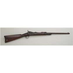 U.S. Springfield trapdoor SRC, .45-70 cal.,  22” barrel, blue finish, wood stock, #210440  followed 