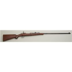 Sporterized Brazilian Mauser bolt-action  rifle, 7.62mm cal., 29-1/2” barrel, blue  finish to barrel