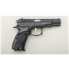 Image 1 : CZ Model 75B DA semi-auto pistol, 9mm Luger  cal., 4-1/2” barrel, mat black finish,  import-marked, 