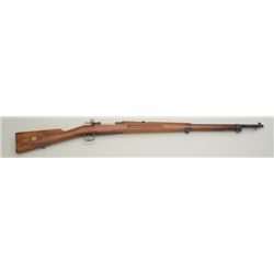Swedish Mauser bolt-action rifle, 6.5mm cal.,  29-1/2” barrel, import marked, military  finish, wood
