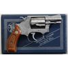Image 1 : Smith & Wesson Model 60 (no dash) DA  revolver, beautifully and finely scroll  engraved, .38 cal., 2