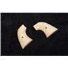 Image 1 : Pair of faux ivory grips for a Ruger Vaquero  SAA revolver in overall very good condition  with scre