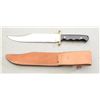 Image 1 : Hand-made custom clip-point bowie knife  marked “Dale White, Maker, Sweetwater, TX”.  13-7/8” overal