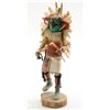 Image 1 : Older painted and decorated wooden Kachina  doll of “Feathers” approx. 12” in height in  overall ver