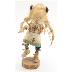 Older wooden Kachina doll, “White Buffalo” in  overall very good condition, approx. 14” in  height. 