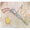 Image 2 : Color print entitled “The Old Veteran”  depicting a Colt Model 1860 Army percussion  revolver.  Est.
