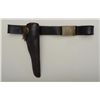 Image 1 : Interesting frontier era belt and holster for  Colt Single Action Army revolver, 7-1/2”  barrel. The