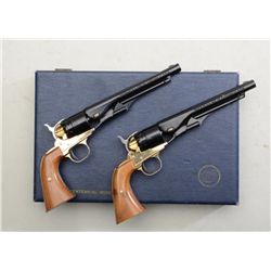 Cased pair of Colt Civil War Centennial Model  modern diminutive copies of the Colt Model  1860 Army