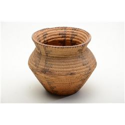 Woven Pima Indian Olla bowl approx. 8-1/2” in  diameter and approx. 7” in height in overall  very go