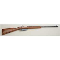 Sporterized Model 1891 Argentine Mauser  bolt-action rifle, 7.92mm cal., 24” barrel,  blue finish, r