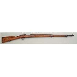 Swedish Mauser bolt-action rifle, 6.5mm cal.,  29-1/2” barrel, military finish, wood stock,  #333372