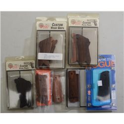 Lot of 12 after-market pistol grips including  grips for Walther PPK/S, Colt 1911 Models,  Lugers an