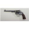 Image 2 : Smith & Wesson Hand Ejector Target Model DA  revolver, .22LR cal., 6” barrel, blue finish,  checkere