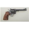 Image 1 : Colt Model .357 DA revolver, .357 Magnum  cal., 6” barrel, blue finish, replaced custom  finger groo