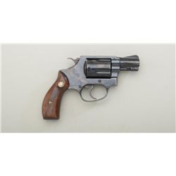 Smith & Wesson Model 36 (no dash) DA  revolver, .38 cal., 2” barrel, blue finish,  wood medallion gr