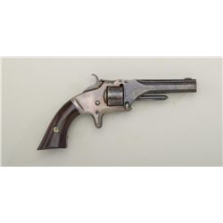 Smith & Wesson Model 1 Second Issue spur  trigger tip up revolver, .22 cal., 3-1/4”  barrel, blue an