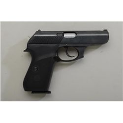 Mauser HSc Super Model DA semi-auto pistol,  .380 cal., 3-1/2” barrel, black finish,  checkered blac