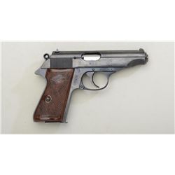Walther Model PP semi-auto pistol by  Manurhin, imported by Interarms, 7.65 cal.,  3-3/4” barrel, bl